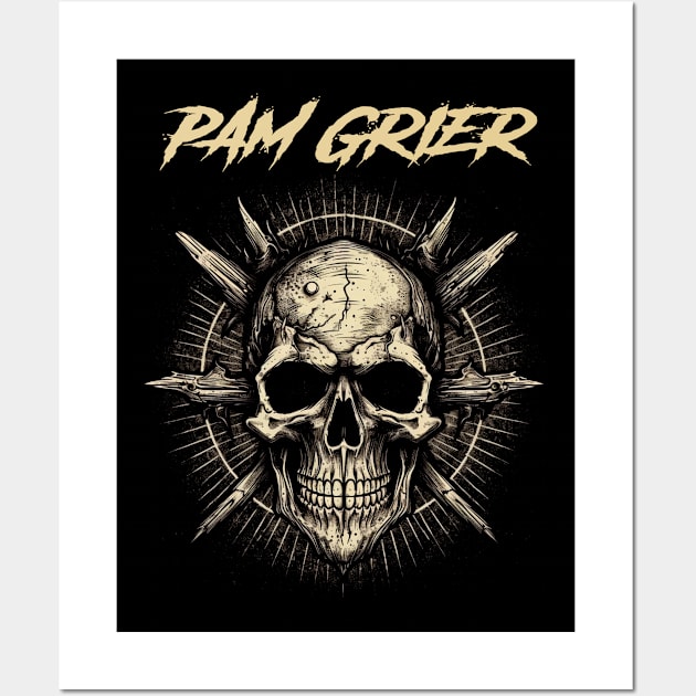 PAM GRIER MERCH VTG Wall Art by rackoto